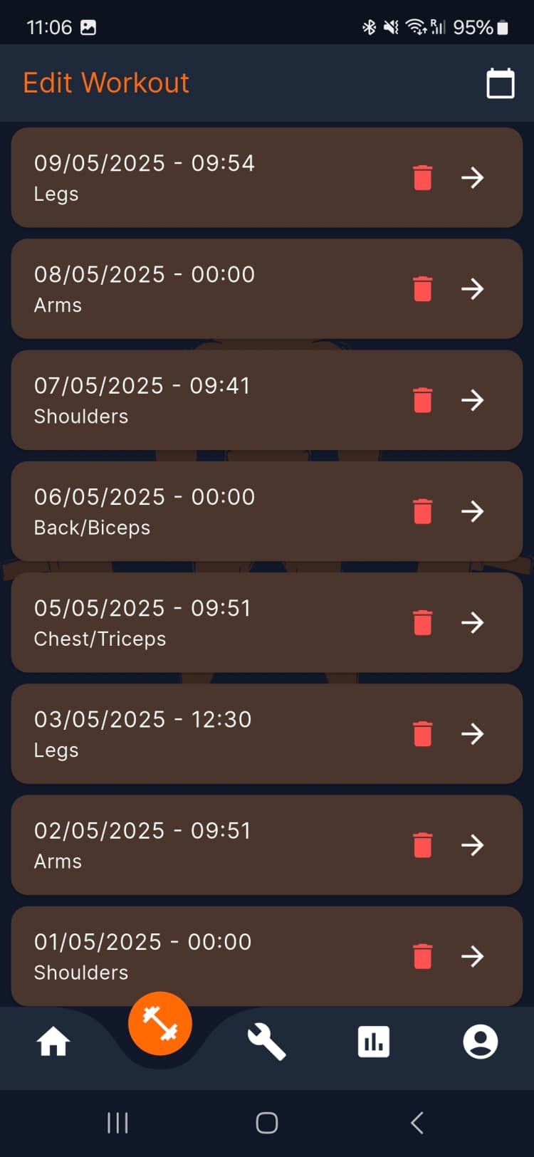 GymLog Screenshot 6